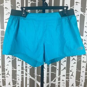 The North Face Turquoise Flashdry Running Shorts sz L